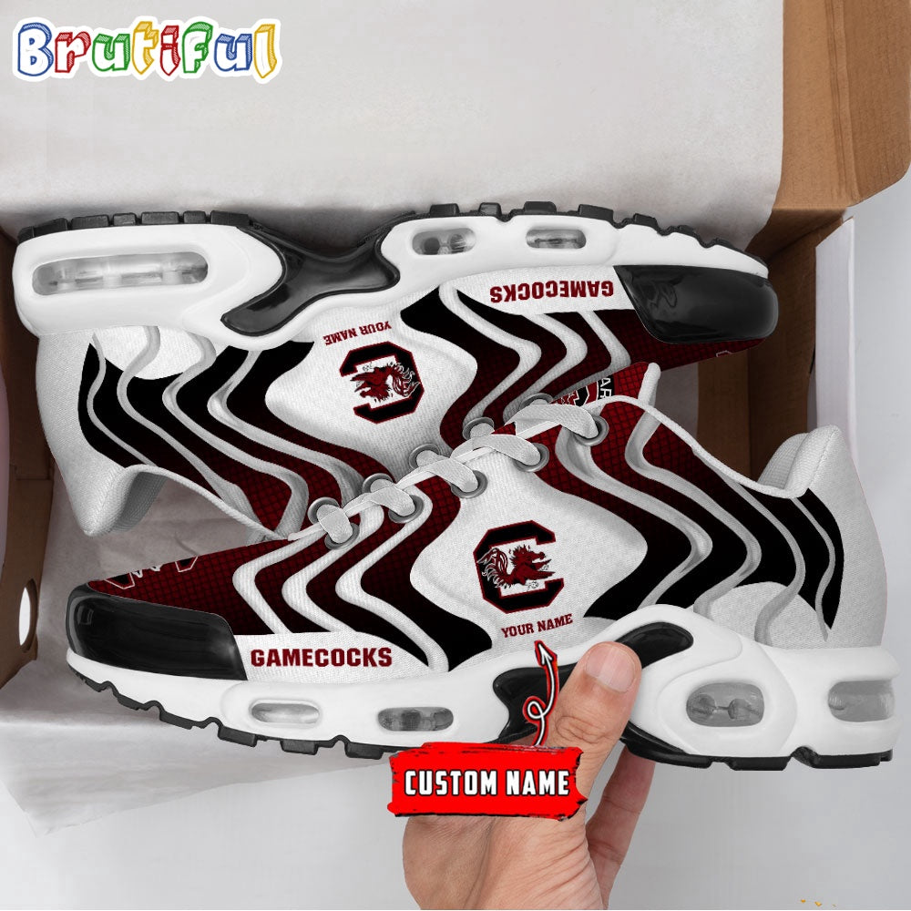 NCAA South Carolina Gamecocks Logo Football Team Design Air Max Plus Shoes